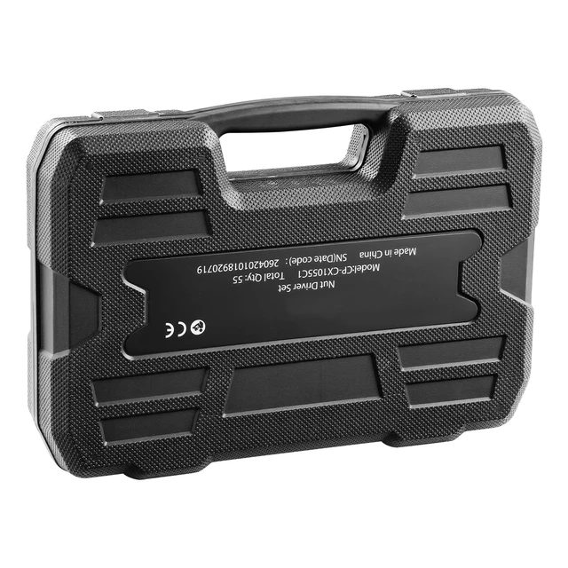 Alt view image 8 of 8 - VEVOR Master Magnetic Impact Nut Driver Set 55PCS, Metric & SAE Sizes, with Socket Adapters, Bit Holder, Wing Nut Driver, Pivoting Nutsetter, Quick Release Extension, Power Bits, Storage Box