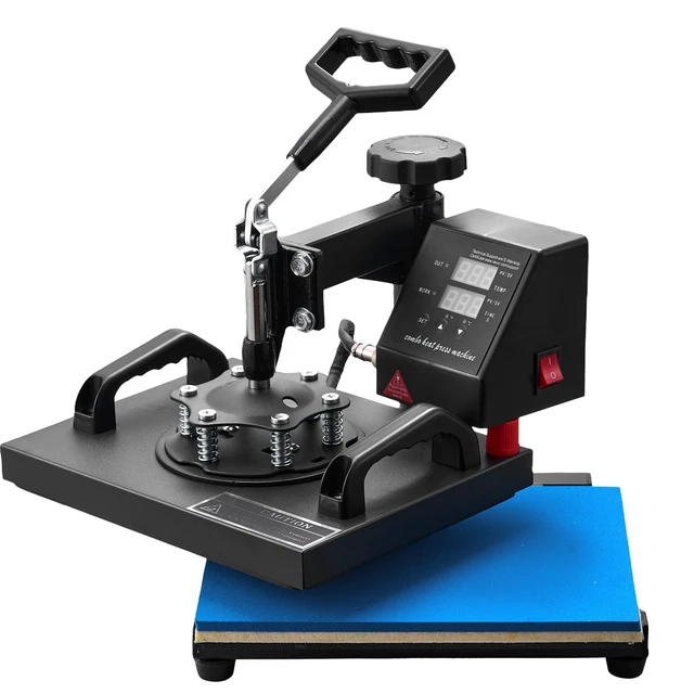 Alt view image 8 of 8 - Heat Press, 12x10Inch T-Shirt Press Machine, T-shirt Press Heat Press 30x23cm Printing Machine Heat Transfer Sublimation Machine for T-shirts