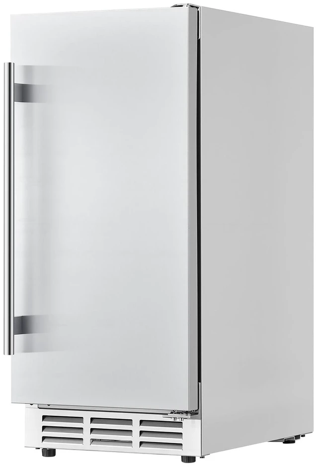 Main image of VEVOR Outdoor Beverage Refrigerator, 15 Inch Undercounter Drink Fridge, 304 Stainless Steel Body, 3.0 Cu. Ft, Hold 94 Cans, Powerful Cooling System, Built-in / Freestand Cooler, Home Bar & Patio
