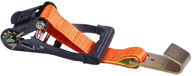 Alt view image 16 of 16 - VEVOR Car Tie Down Straps Kit, Lasso Style 2" x 120" Tire Straps, 5512 LBS Working Load, 11023 LBS Breaking Strength, with Flat Hooks for Passenger Car, ATV, Motorcycle, Van, SUV, UTV, Trailer, 4-Pack