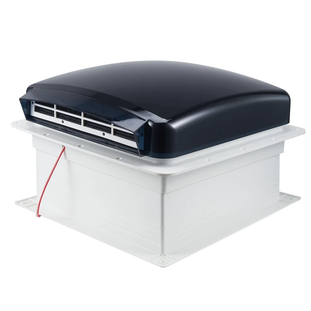 Alt view image 8 of 8 - RV Vent Fan, 14 inch RV Roof Vent Fan 12V, Powerful 10-Speed Reversible Fan with Remote Control, Built-in Rain Cover, Power Top Lid,12 inch Fan Blade,Fits 14 x14 inch Roof Openings