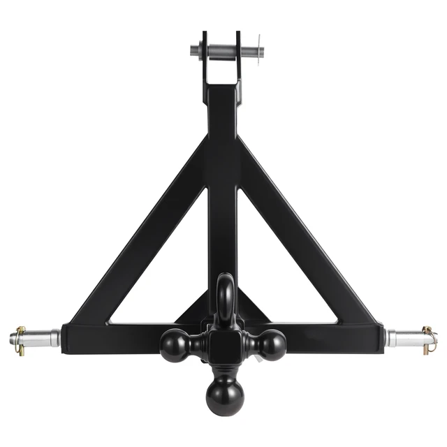 Alt view image 15 of 15 - 3 Point 2" Trailer Hitch Receiver Tractor Drawbar Quick Hitch Adapter for Kubota