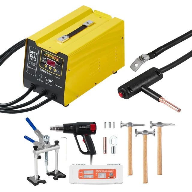 Alt view image 16 of 16 - VEVOR Spot Welder Dent Puller 300W Stud Welder Dent Repair for Aluminum Car Body