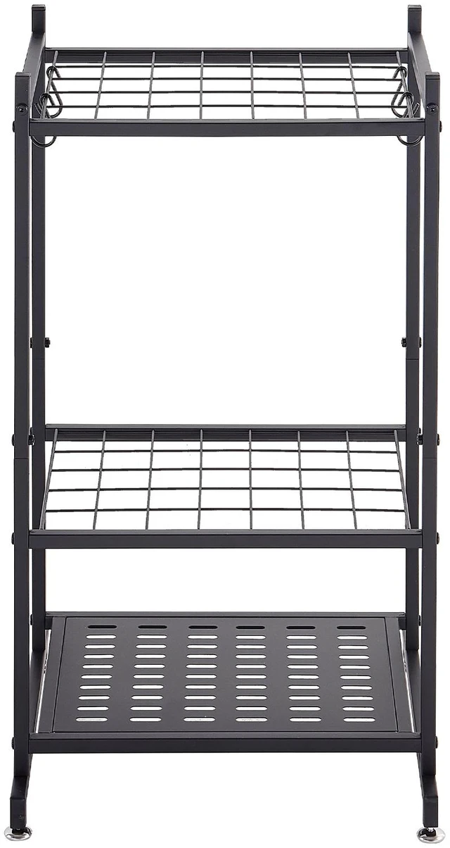 Main image of VEVOR Garden Tool Organizer, 35 Slots with Hooks, Metal Garage Storage Rack, for Rakes/Shovels/Brooms, Yard Utility Tool Holder for Shed/Outdoor/Lawn Organization, Heavy-Duty Steel, Freestanding,Black