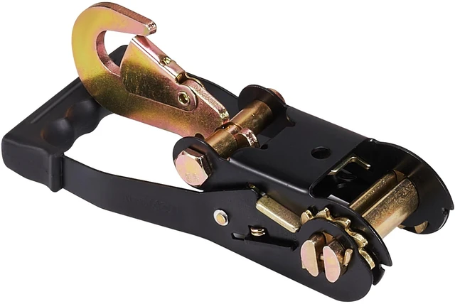 Alt view image 10 of 10 - VEVOR Ratchet Tie Down Straps Kit, 2" x 120" Tire Straps, 5512 LBS Working Load, 11023 LBS Breaking Strength, Car Tie Down Straps with Snap Hooks for Passenger Car, Truck, Trailer, 4-Pack