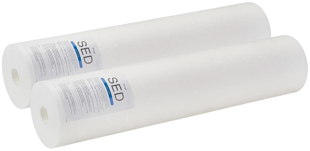 Alt view image 9 of 9 - VEVOR Whole House Water Filter Replacement Cartridge 4.5" x 20" Sediment Filter