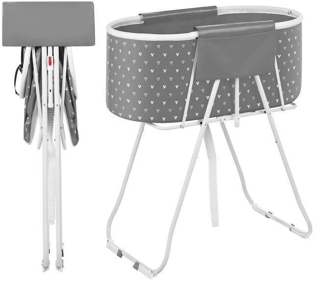 Alt view image 15 of 15 - VEVOR Foldable Dog Bathtub Elevated Grey Shower Station for Small & Medium Dogs & Cats