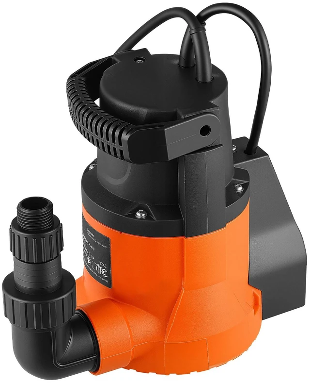 Main image of VEVOR Submersible Water Pump 0.7 HP 3300 GPH Portable Utility Sump Pump, High Flow Water Removal, with 9.84 ft Power Cord, for Swimming Pool Draining Garden Ponds Hot Tubs Basements, IPX8 Waterproof
