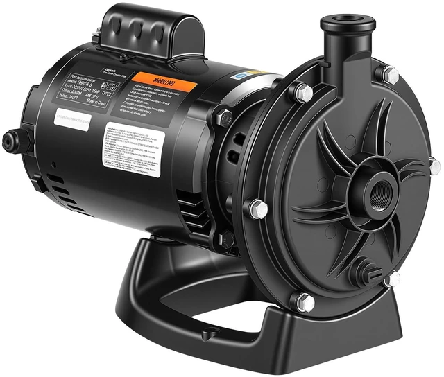 Main image of VEVOR Booster Pump 1.5 HP 40 GPM ODP Motor for Pressure Side Pool Cleaners, AC 120V Pool Booster Pump, 140 ft Max Head, NPT 3/4 in Inlet/Outlet, Wide Compatibility, Quick Connect Easy Installation