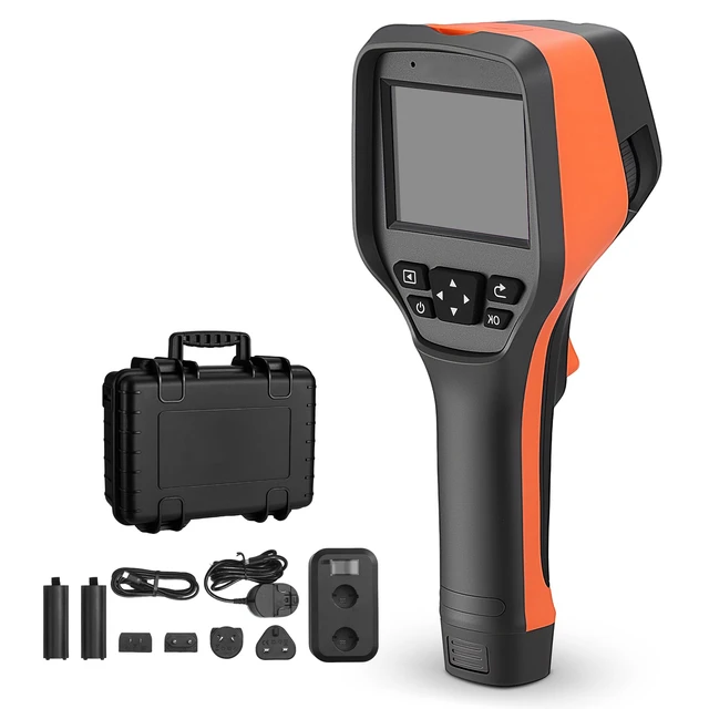 Alt view image 8 of 8 - Thermal Camera, 384 x 288 IR Resolution, Handheld Thermal Imaging Camera with 5MP Visual Camera, 30HZ Refresh Rate Infrared Imager with 3.5-Inch Touch Screen, -4°F to 1022°F, WIFI Supported