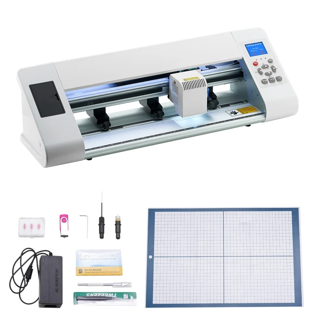 Alt view image 9 of 9 - Cutting Machine, Automatic Edge Detection Vinyl Cutter Machine with Design Software and Materials, Compatible with Multiple File Formats, for Creating Customized DIY Crafts, Cards, Stickers
