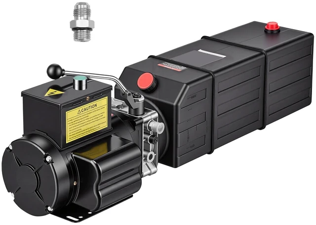 Main image of VEVOR 14 Quart Hydraulic Pump, 2.2KW Hydraulic Dump Trailer Pump Single Acting, 3200 PSI Max Relief Pressure, 1.7 GPM Flow Rate, AC220-240V Hydraulic Power Unit Car Lift (Vertical Installation)
