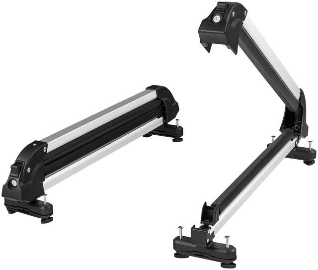 Alt view image 10 of 10 - VEVOR Ski Snowboard Roof Rack 31.7" Universal Ski Rack for Car Roof with Lock