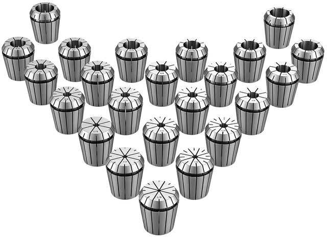 Main image of VEVOR ER40 Collet Set 1/8"-1" 23 Piece ER40 Spring Collet Chuck Set, for CNC Milling Machines & Drill Presses, 0.0006" TIR High Concentricity, Precision Lathe Chuck Tool with Storage Case, Alloy Steel