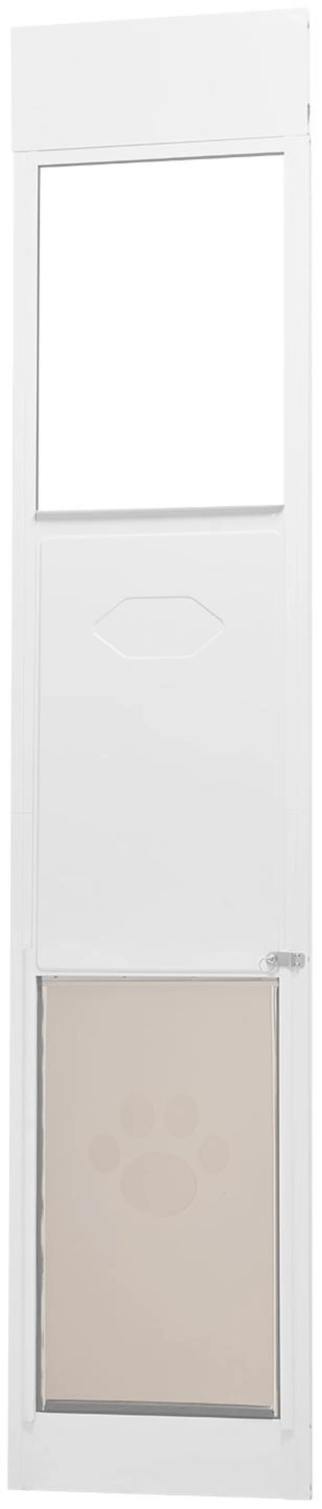 Alt view image 9 of 9 - VEVOR Dog Door for Sliding Glass Door 75 7/8"-80 11/16" Adjustable Height XL