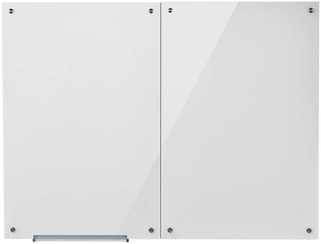 Main image of VEVOR Glass Dry Erase Board 2 Pack 35.4 x 23.6 in White Magnetic Whiteboard, Wall-Mounted, Frameless, Thick Tempered Glass, with Markers, Magnets and Eraser, for Office, School Classroom, Home Study