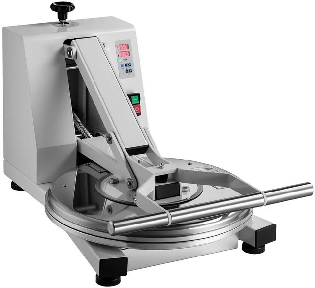 Main image of VEVOR Commercial Pizza Dough Press Machine 18 in Electric Dough Sheeter, Ideal for Bakery Home Restaurant Use, 1200W Cast Aluminum Pastry Press Plate, Adjustable Thickness Bread Forming Presser