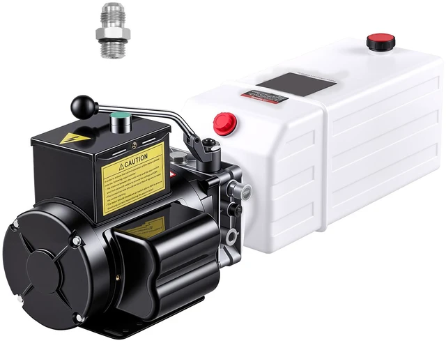 Main image of VEVOR 10 Quart Hydraulic Pump, 2.2KW Hydraulic Dump Trailer Pump Single Acting, 3200 PSI Max Relief Pressure, 1.7 GPM Flow Rate, AC220-240V Hydraulic Power Unit Car Lift (Vertical Installation)
