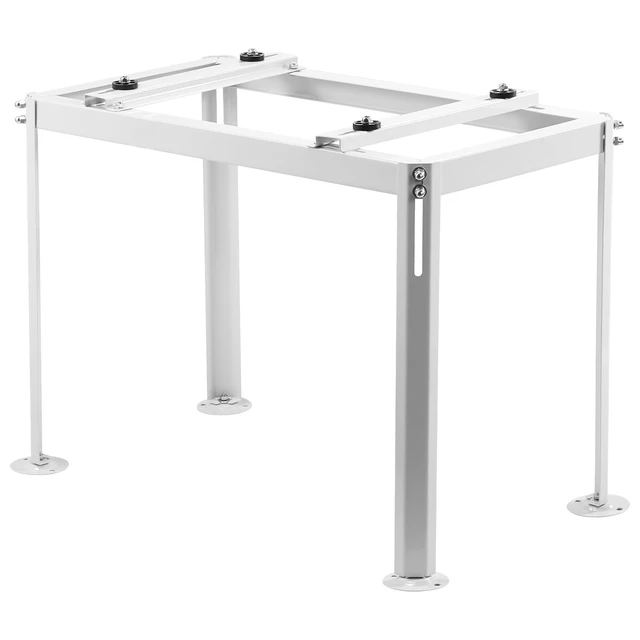 Alt view image 8 of 8 - Mini Split Ground Stand, Adjustable Anti-Vibration Mini Split Stand for 9000-18000 BTU Ductless Air Conditioner Heat Pump, Heavy Duty AC Base Bracket Floor Mount w/ 441LBS Max. Load Capacity