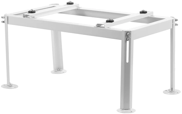 Alt view image 8 of 8 - Mini Split Ground Stand, Adjustable Anti-Vibration Mini Split Stand for 9000-24000 BTU Ductless Air Conditioner Heat Pump, Heavy Duty AC Base Bracket Floor Mount w/ 441LBS Max. Load Capacity