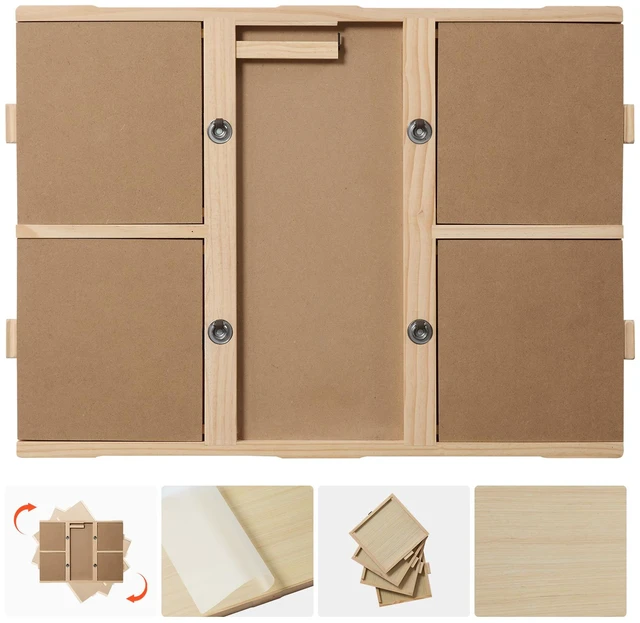 Main image of VEVOR 1000 Piece Puzzle Board with 4 Drawers and Cover, 29x21 in, Birthday Gift for Mom, Portable Wooden Table, Jigsaw Accessories for Adult, Puzzle Organizer Storage System