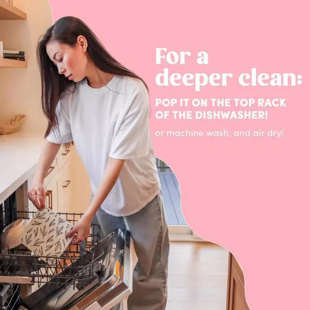Alt view image 7 of 7 - Swedish Dishcloths for Kitchen, 2 Reusable Paper Towels, 1 Hook