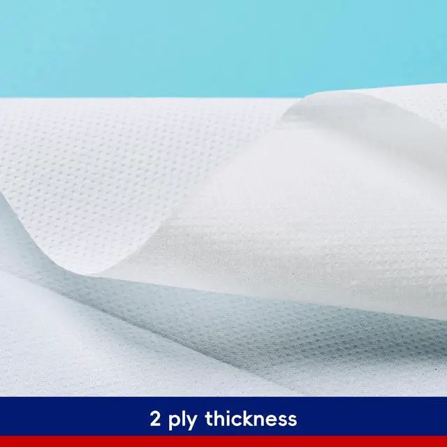 Alt view image 4 of 7 - 200 Paper Dinner Napkins, 2 Ply Gold and White Guest Hand Towels for Party