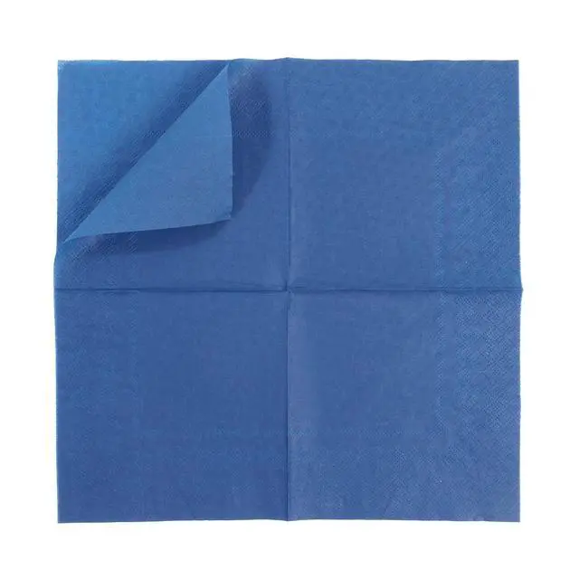 Alt view image 3 of 6 - 200 Pack Cocktail Napkin 2-Ply Disposable Napkins 5 x 5IN Navy Blue