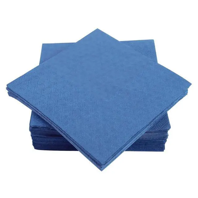 Alt view image 4 of 6 - 200 Pack Cocktail Napkin 2-Ply Disposable Napkins 5 x 5IN Navy Blue