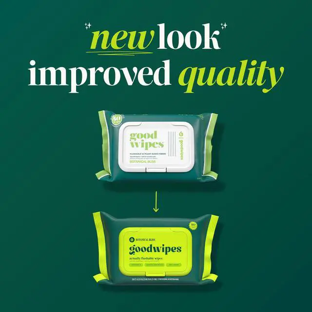 Alt view image 5 of 7 - Flushable Wipes - Botanical Bliss, 153 Wipes (3 Pack + 3 Singles)