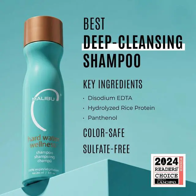 Alt view image 2 of 7 - Hard Water Wellness Shampoo - Hydrating, Sulfate-Free Hair Care for Hard Water - Removes Minerals and Buildup (9 oz)