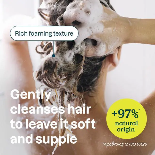 Alt view image 2 of 6 - Hair Shampoo for Sensitive Dry Scalp, EWG Verified, Soothing Oat, For Thin Hair, Naturally Derived Ingredients, Vegan and Plant-Based, Volume and Shine, Unscented, 32 Fl Oz