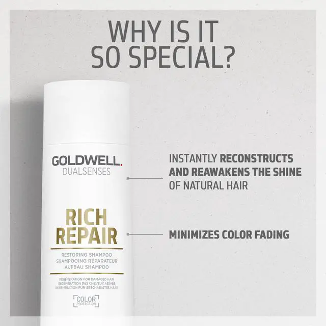 Alt view image 5 of 7 - Dualsenses Rich Repair Restoring Shampoo, 10.1 Fl Oz