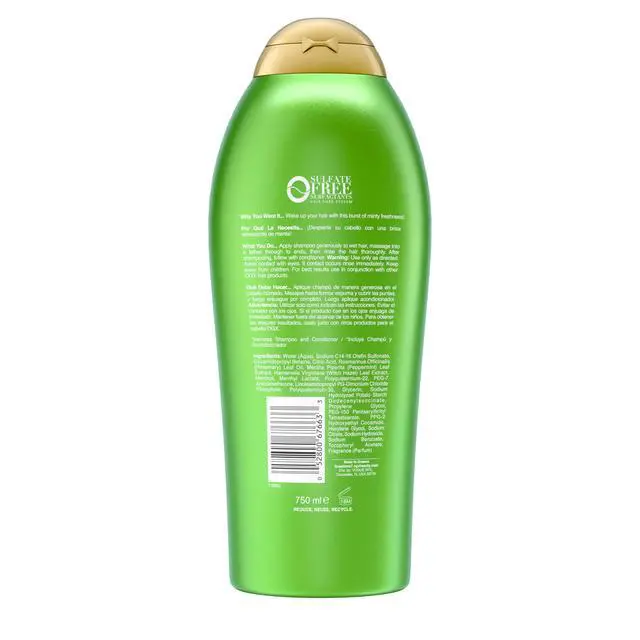 Alt view image 7 of 7 - Extra Strength Refreshing Scalp + Rosemary Mint Shampoo, Clarifying Shampoo for Oily Hair Helps Remove Oil & Residue to Clear Away Buildup, Sulfate-Free Surfactants, 25.4 fl. oz