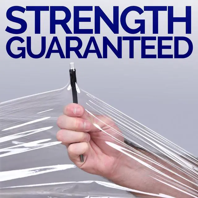 Alt view image 4 of 7 - 18" 70 Gauge Plastic Stretch Film/Wrap 1500ft | 500% Stretch Cling Durable Adhering Packing Moving Packaging Heavy Duty Shrink (Clear)