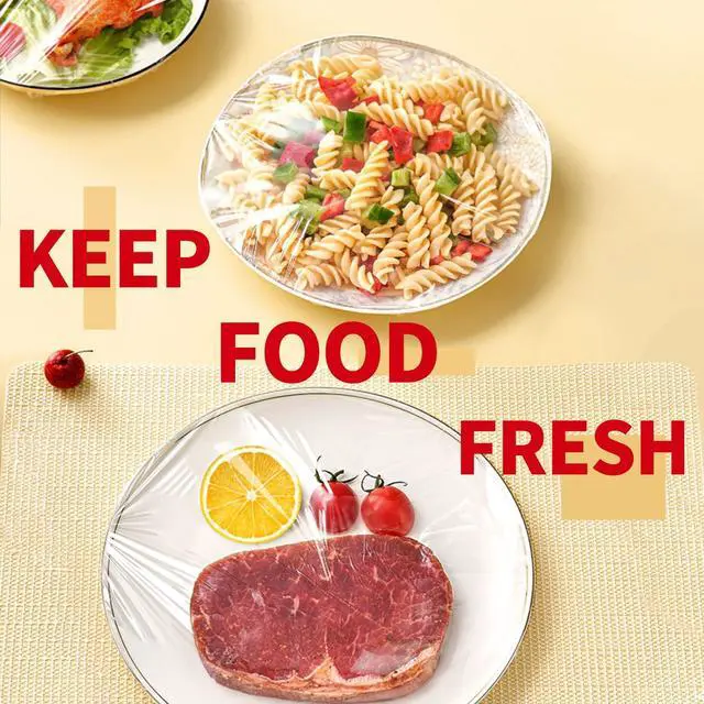 Alt view image 5 of 7 - Plastic Food Wrap- 485 SQ. FT. Kitchen Cling Wrap Includes Slide Cutter BPA-Free Clear Cling Film 30cm×150Meters