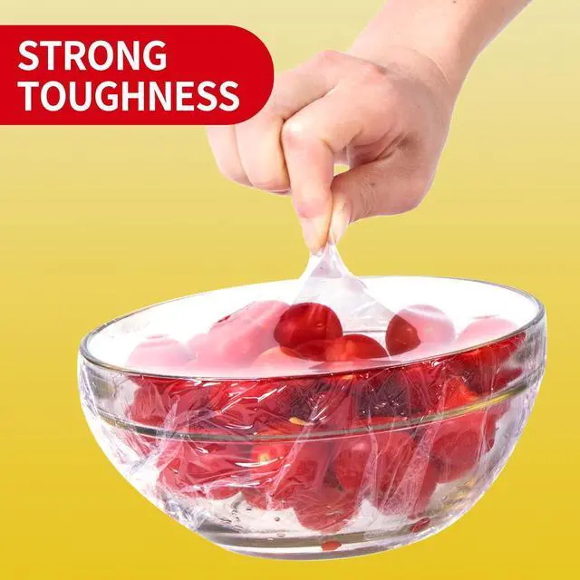Alt view image 6 of 7 - Plastic Food Wrap- 485 SQ. FT. Kitchen Cling Wrap Includes Slide Cutter BPA-Free Clear Cling Film 30cm×150Meters