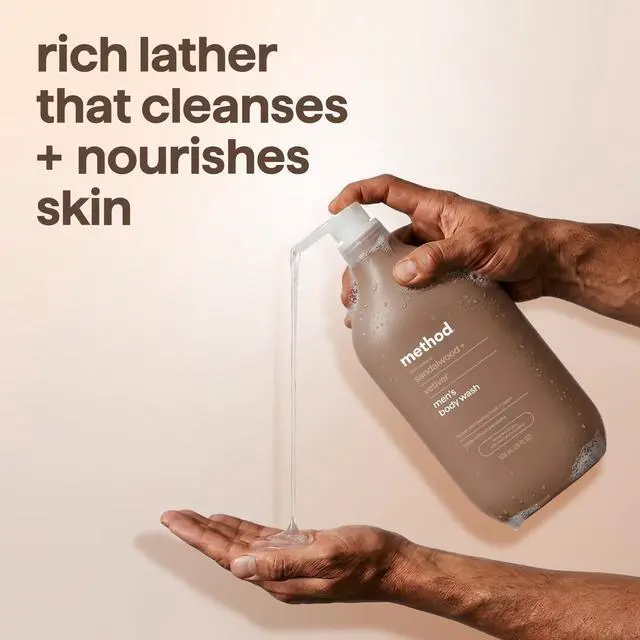 Alt view image 5 of 7 - Mens Body Wash, Sandalwood + Vetiver, 28 fl oz