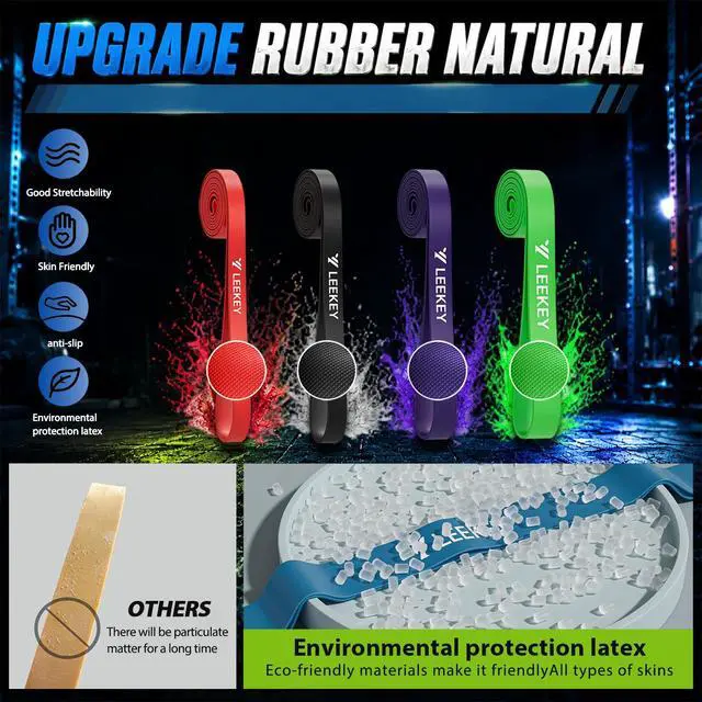 Alt view image 3 of 7 - Resistance Bands for Pull Up Assist, Exercise & Workout Bands Set