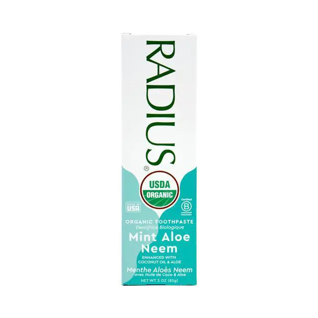 Alt view image 2 of 7 - USDA Organic Toothpaste, Non Toxic Chemical-Free Gluten-Free Designed to Improve Gum Health & Prevent Cavity - Mint Aloe Neem - 3 Ounce (Pack of 1)