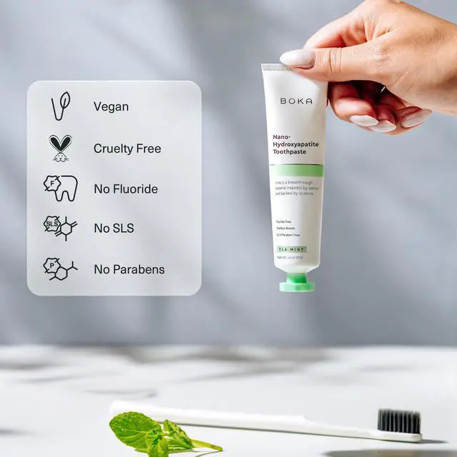 Alt view image 3 of 7 - Toothpaste - Fluoride Free Toothpaste, Nano Hydroxyapatite Toothpaste