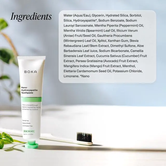 Alt view image 6 of 7 - Toothpaste - Fluoride Free Toothpaste, Nano Hydroxyapatite Toothpaste