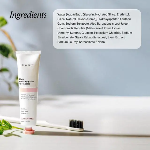 Alt view image 7 of 7 - Toothpaste - Fluoride Free Toothpaste, Nano Hydroxyapatite Toothpaste