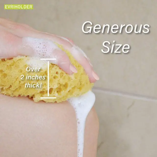 Alt view image 5 of 7 - GROOVI BEAUTY Foam Body Sponge for Exfoliating Large Scrubber for a Relaxing Shower or Bath, Pack of 2