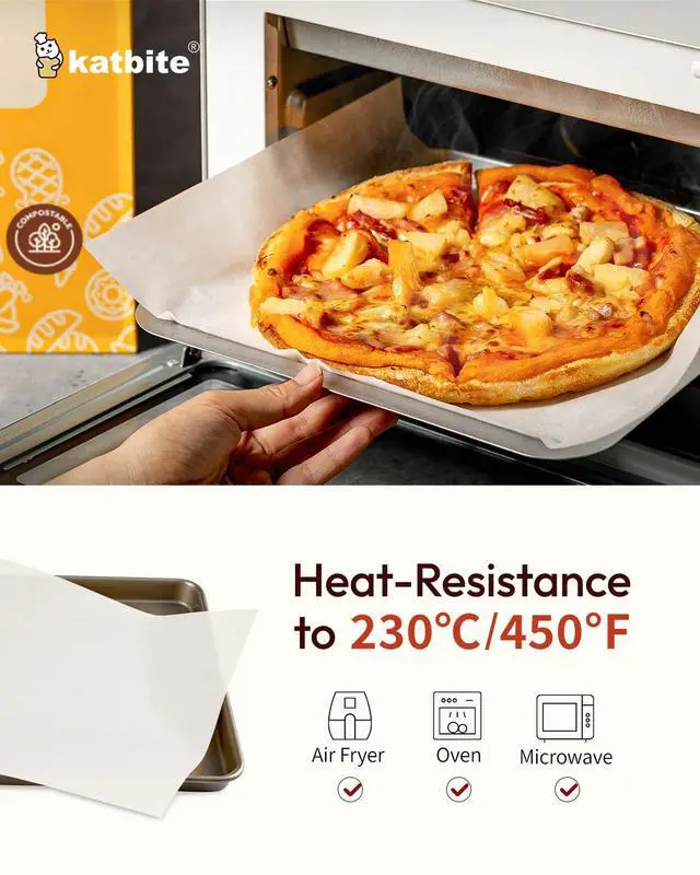 Alt view image 5 of 7 - 75 Pcs White Parchment Paper Baking Sheets, 12x16 Inch, Heavy Duty | Precut Non-Stick half sheet paper, ideal for air fryers, baking cookies and lining cookie pans