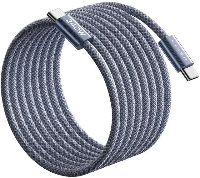 Main image of Long USB C to USB C Cable, 240W Fast Charging (10FT, 1 Pack) | E-Marker Chip, Real-Time Safety | for MacBook Pro/Air M5 M4 M3 M2 M1, MacBook Neo, iPad Air Pro M5 M4, iPhone 17 Pro Max