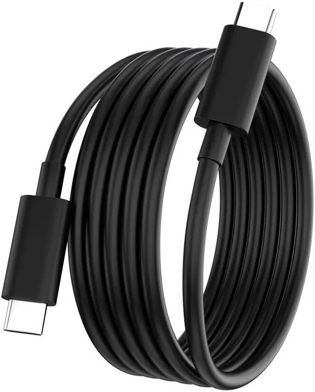 Main image of 6FT USB C to USB C Charging Cable 65W Laptop Charger Cord,Black | Type C Charging Cord for HP Spectre Envy/DELL/Chromebook/Thinkpad/Acerfor Samsung/Mac Laptop Computer Power Cable Replacement