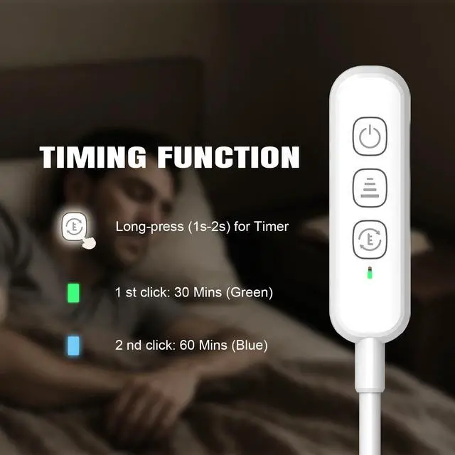 Alt view image 4 of 7 - Rechargeable 20 LED Book Light for Reading in Bed | Energy Saving with Extended 60Hrs Runtime, 15-Level Stepless Dimming, Flexible Lightweight Clip on Light for Studying, Travel, White