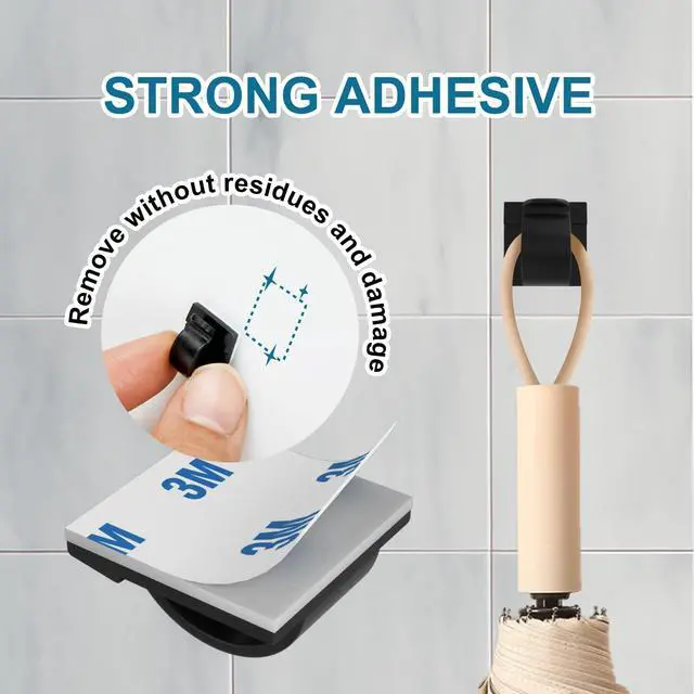 Alt view image 3 of 7 - 30 Pieces Adhesive Cable Clips Wire Clips Cable Wire Management Wire Cable Holder Clamps Cable Tie Holder for Car, Office and Home