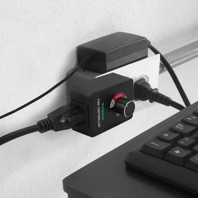 Alt view image 6 of 7 - Variable Speed Controller Cordless Vent Blower Speed Adjuster for Inline Duct Exhaust Fan